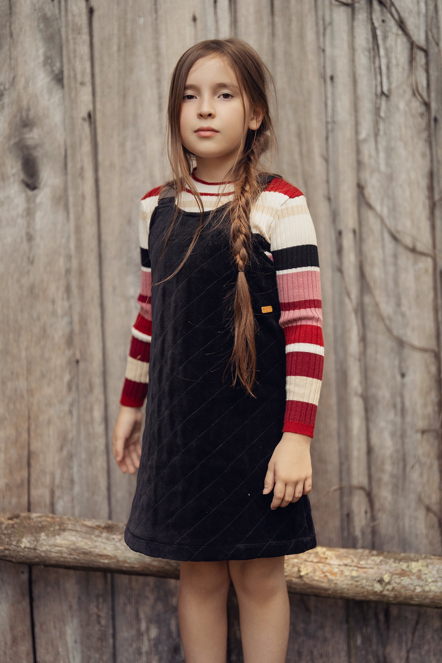 Quilted Velour Jumper