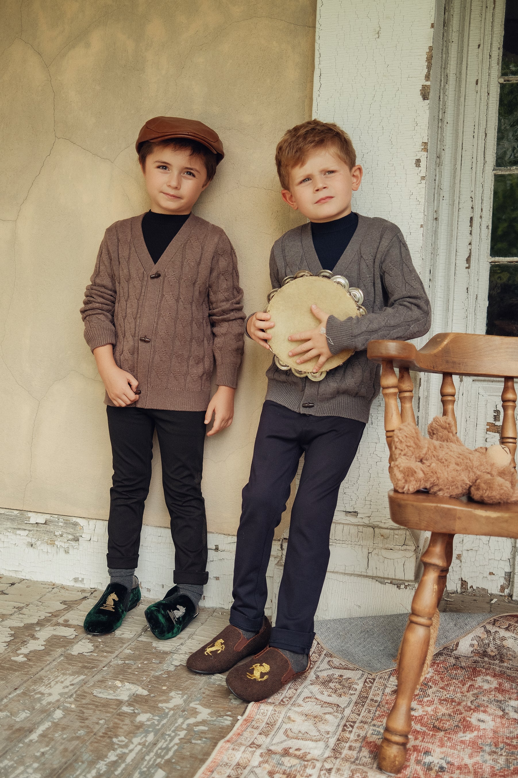 Cable Knit Cardigan Sweater