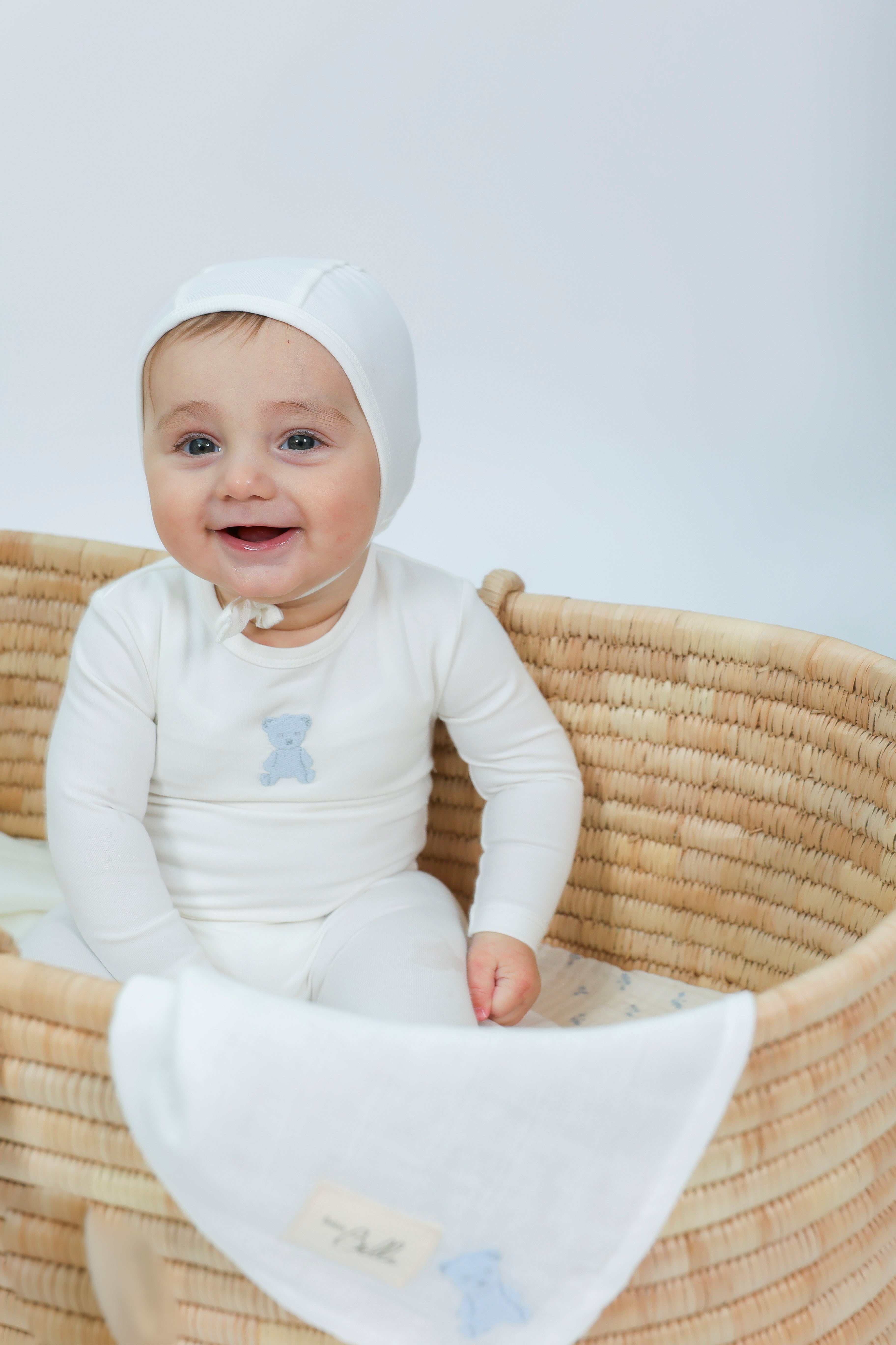 Bear Embroidered Onesie