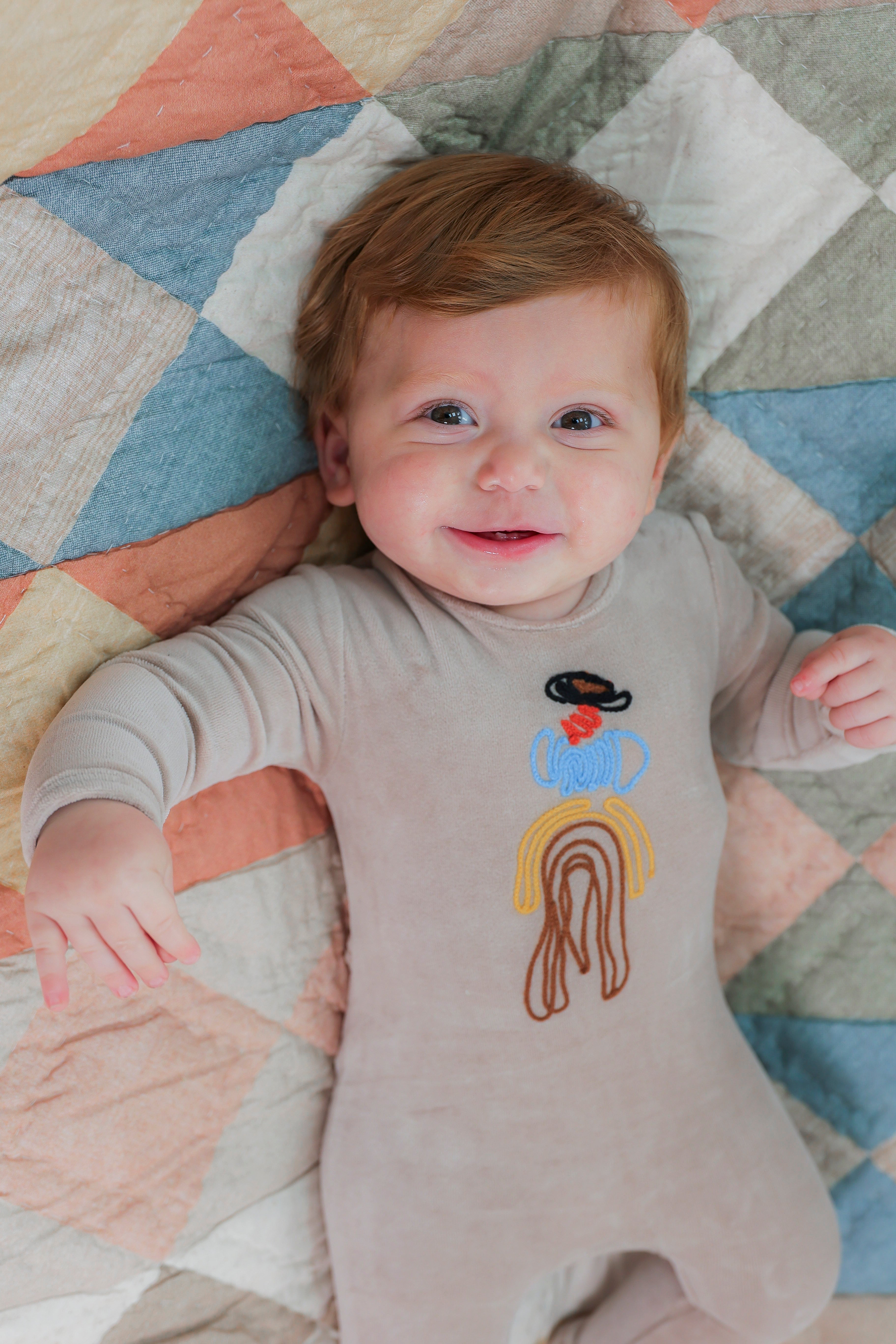 Cowboy Embroidered Onesie