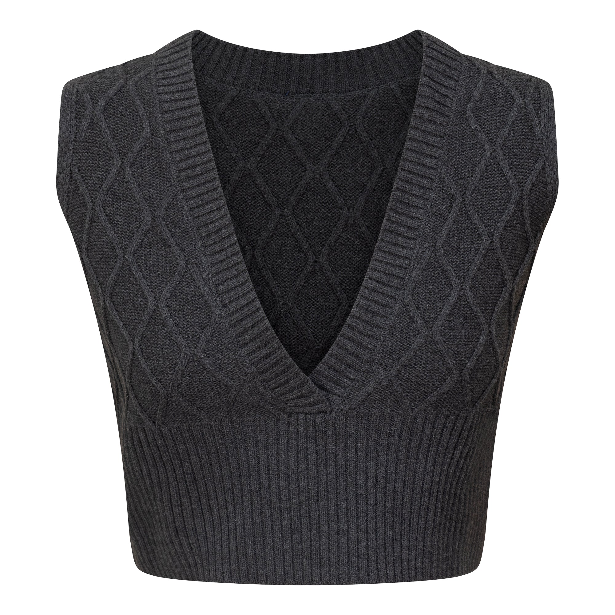 Textured Knit Vest