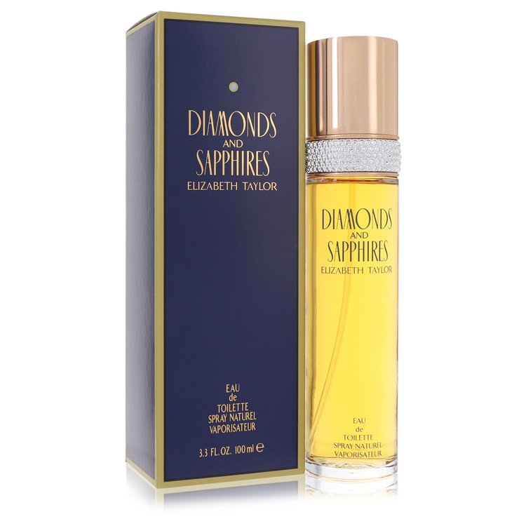 DIAMONDS &amp;amp; Sapphires by Elizabeth Taylor Eau De Toilette Spray 3.4 oz for Women