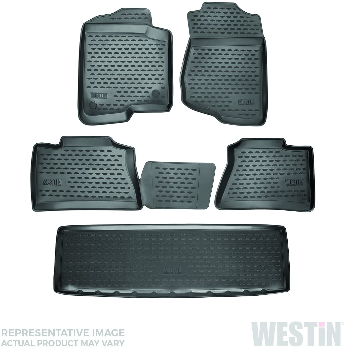 Westin 2008-2016 Chrysler/Dodge Town &amp;amp; Country/Grand Caravan Profile Floor Liners 4pc - Black