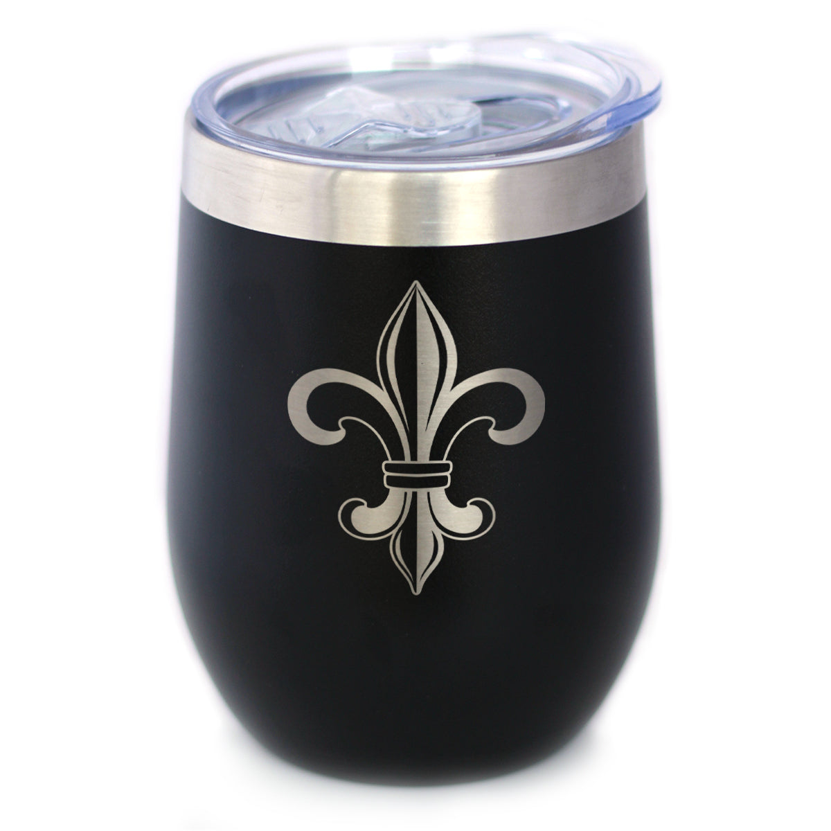 Fleur de Lis - Cute Lily Themed Gifts - Gift for Lovers of French &amp;amp; Italian Culture - Wine Tumbler