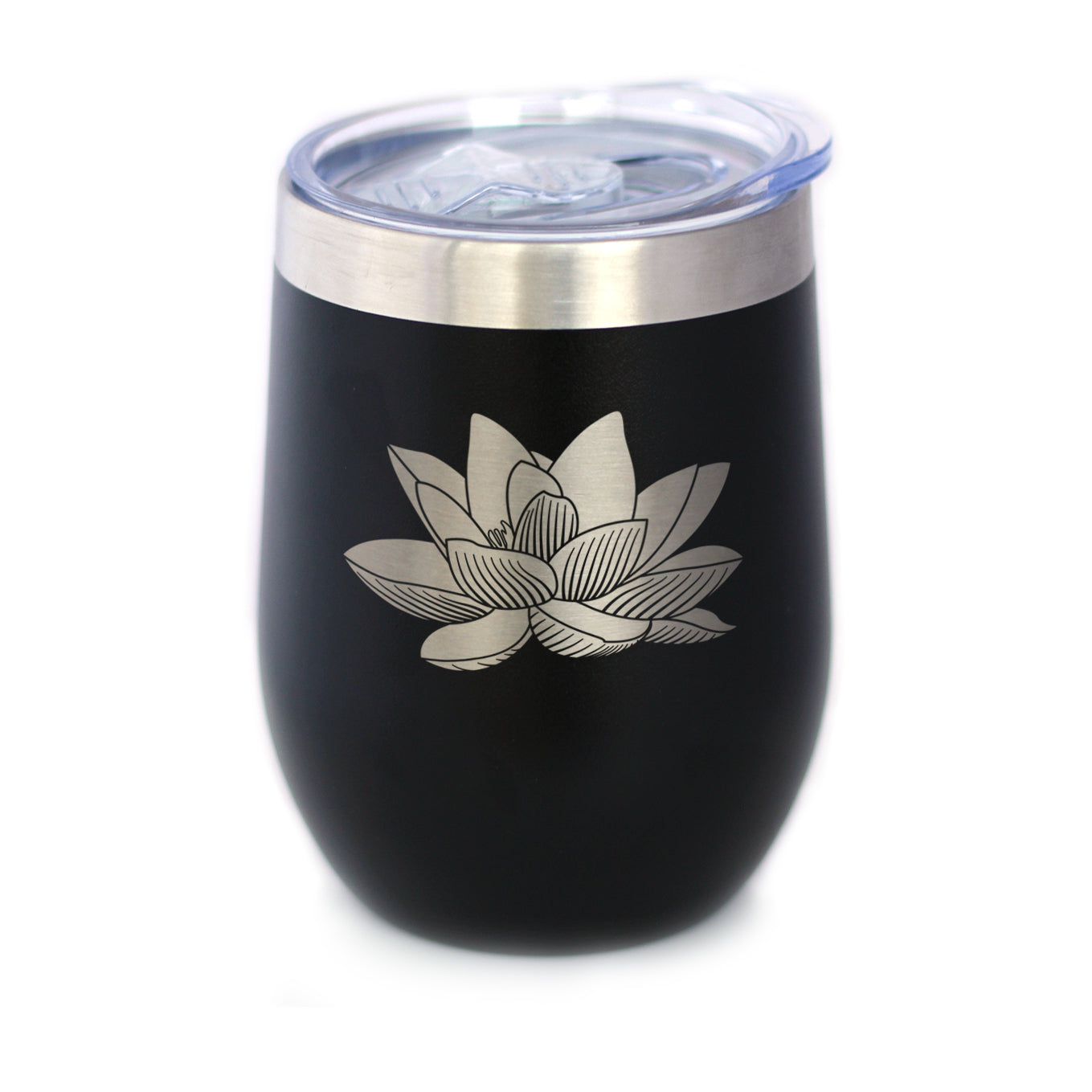 Lotus Flower - Wine Tumbler