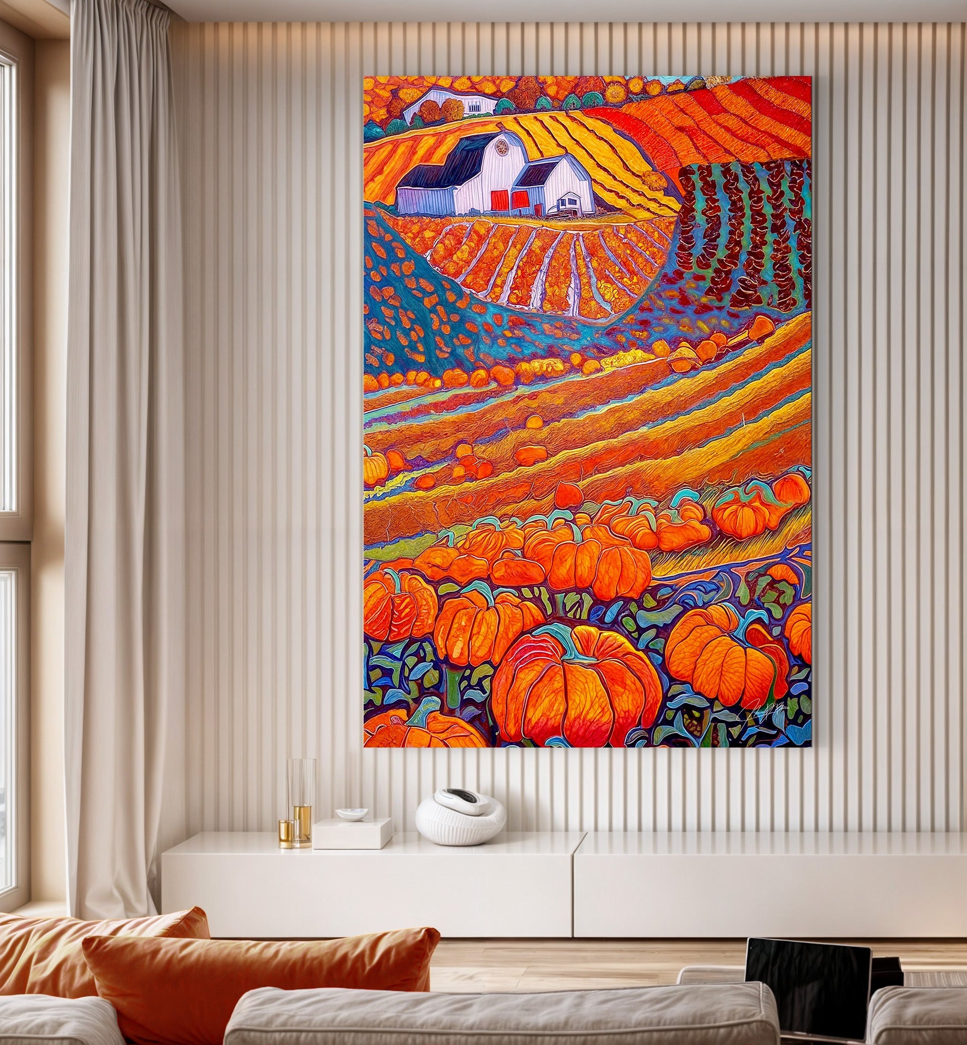 Canvas Print: &amp;quot;Harvest Hues&amp;quot;