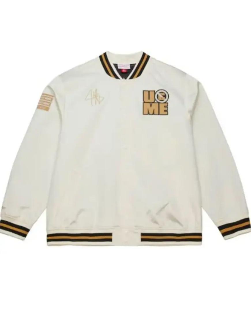WWE John Cena Sublimated Satin Bomber Jacket