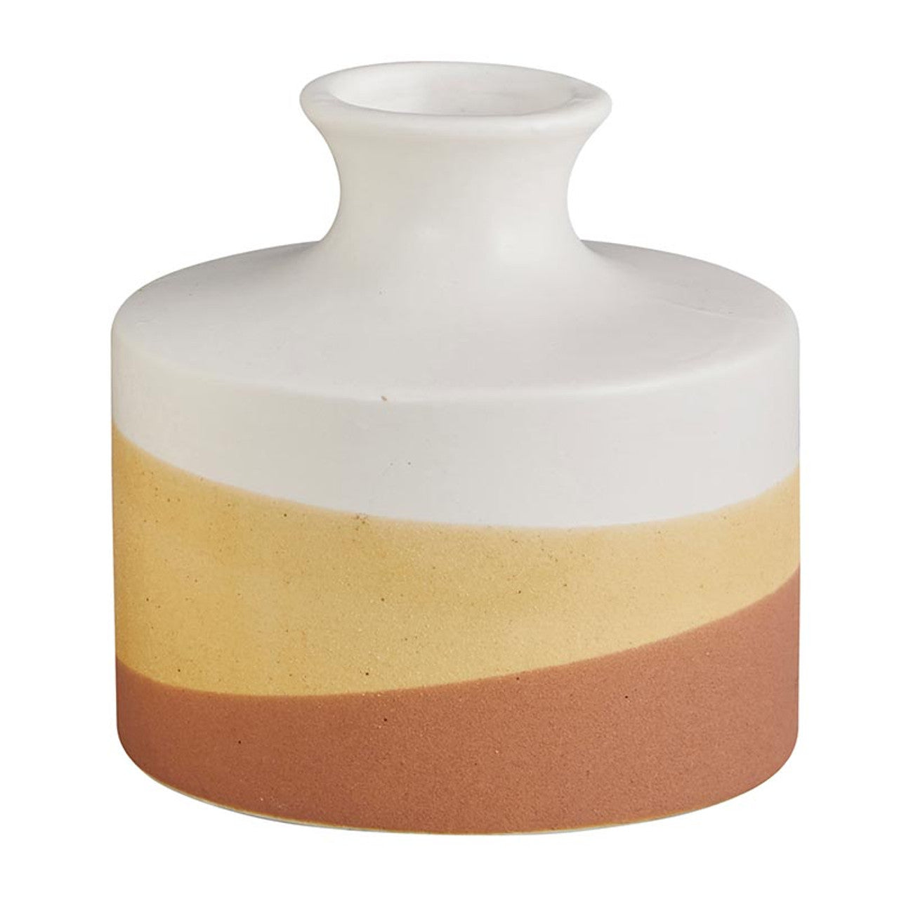 Warm Colors Wide Pot | Ceramic Decorative Vase | 5&amp;quot; x 5&amp;quot;