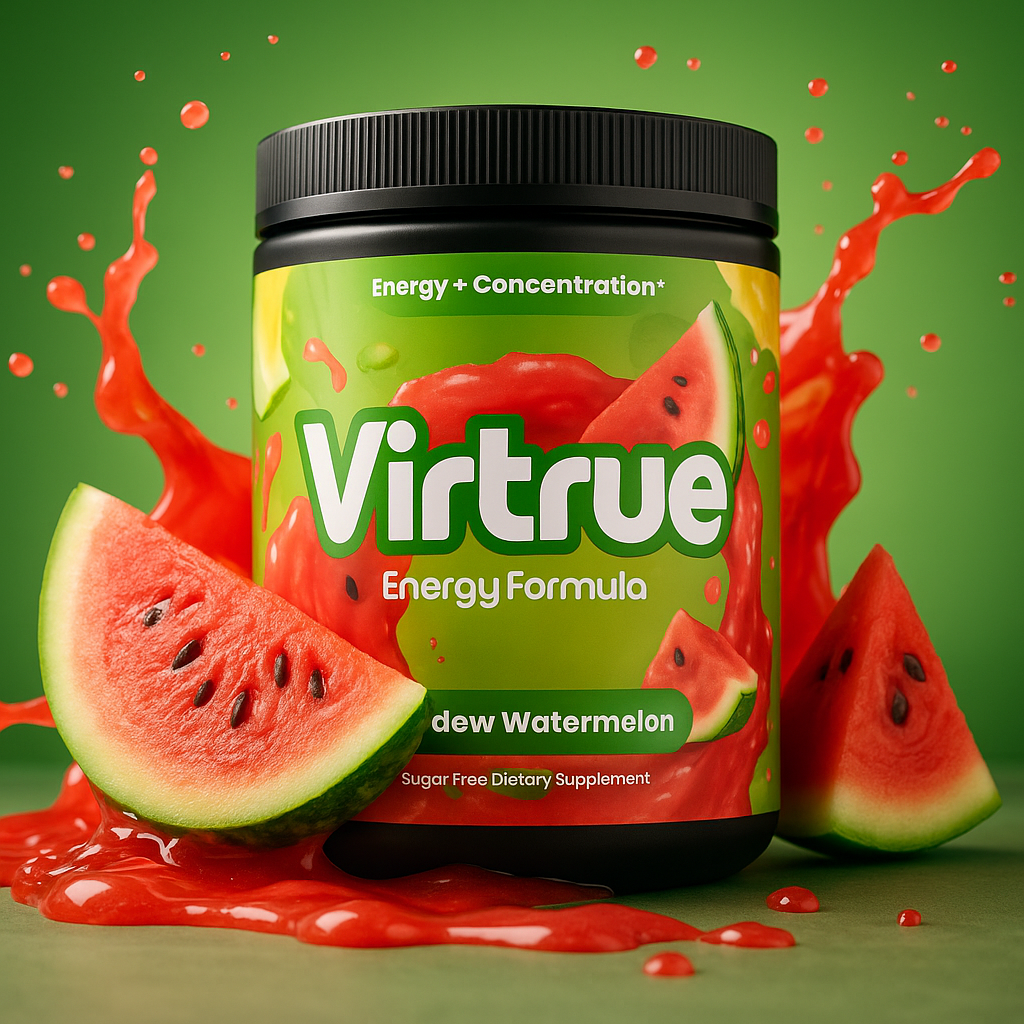 Watermelon Pre-Workout Energy Powder + Focus Boost &amp;amp; Hydration | Sugar Free