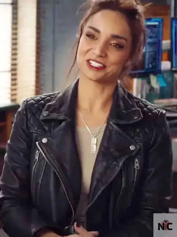 Wayne Pascal Alert Missing Persons Unit Black Leather Jacket