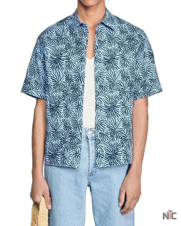 We Were Liars Joseph Zada Blue Print Shirt