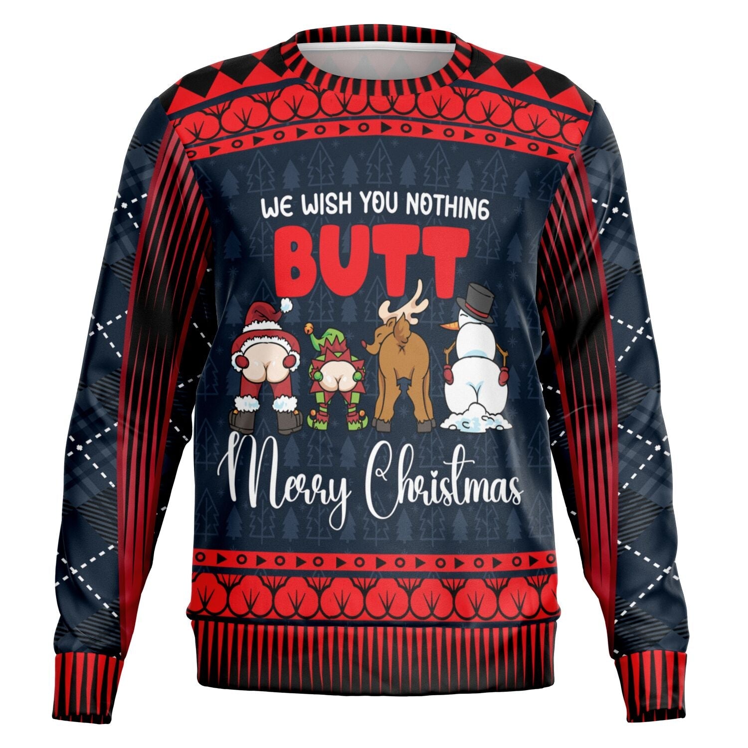 We Wish You Nothing Butt Christmas Sweatshirt
