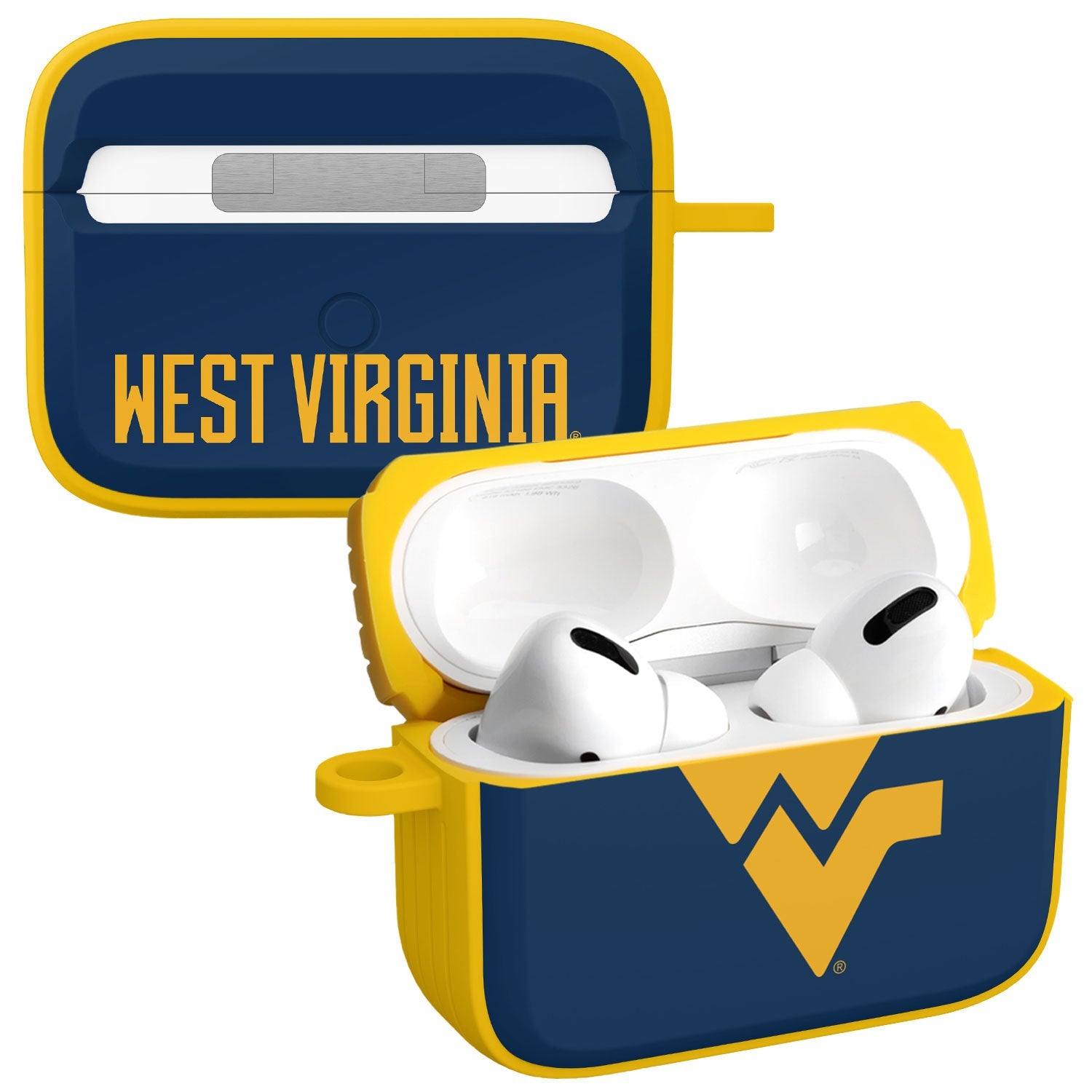West Virginia Mountaineers HDX Apple AirPods Pro 1 &amp;amp; 2 Case Cover
