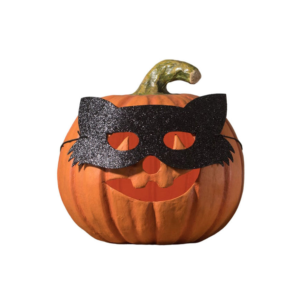 Cat Masquerade Pumpkin by Bethany Lowe Designs