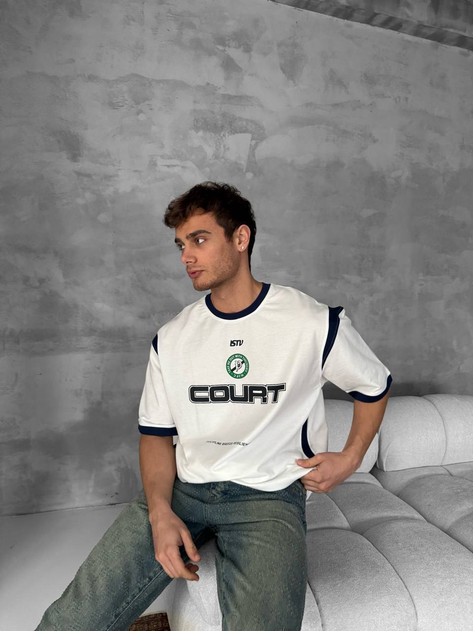 COURT Graphic Cotton Tee