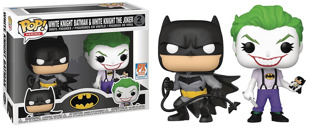 White Knight Batman &amp;amp; White Knight The Joker 2-pk - Previews Exclusive /30,000 made
