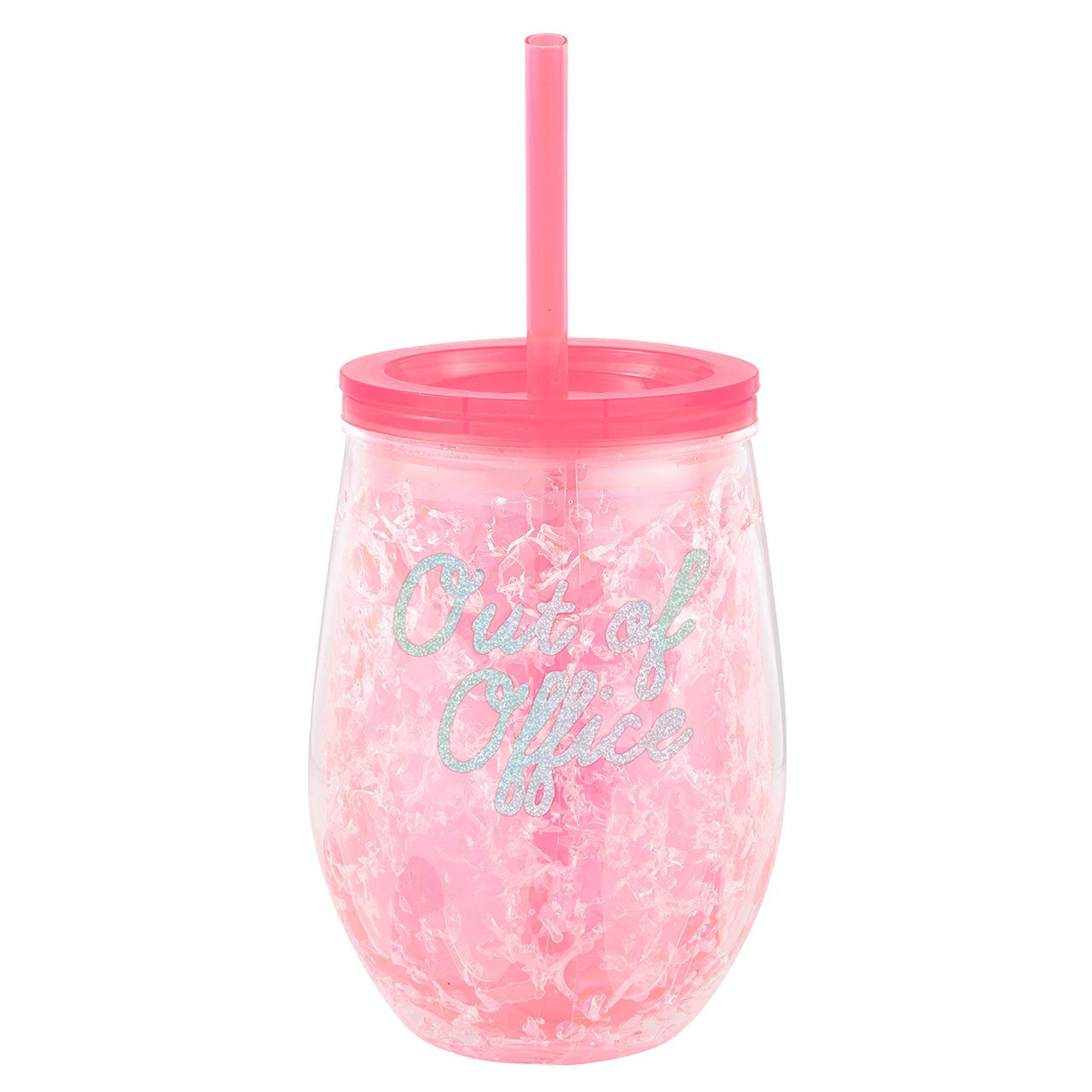 Wine Frosé Slushy Chiller &amp;quot;Out of Office&amp;quot; | Freezable Acrylic Tumbler for Frosé