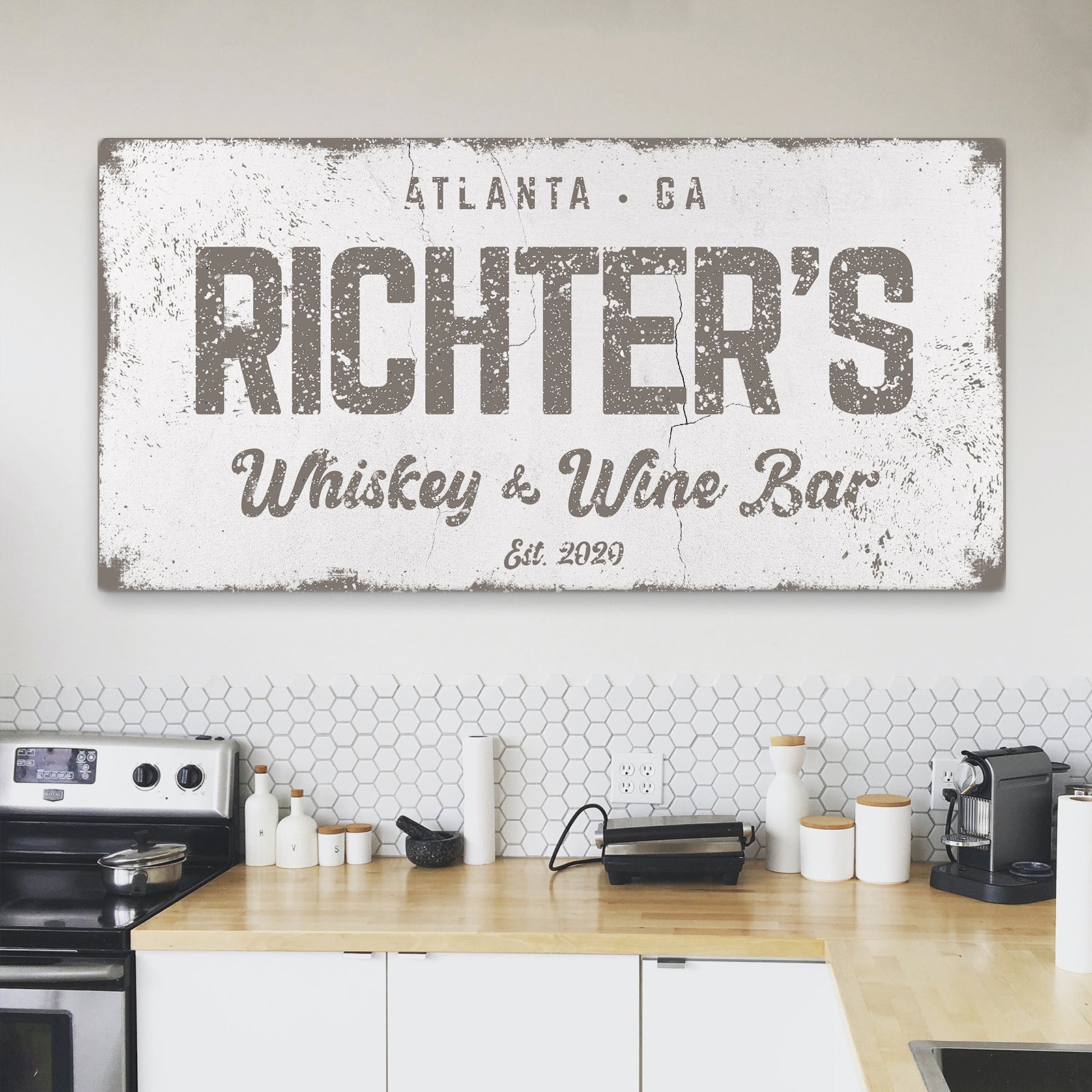 Personalized Whiskey and Wine Bar Sign: Custom Bar Signs for Home Bar – Perfect Man Cave Wall Decor &amp;amp; Ideal Gift for Wine Lovers