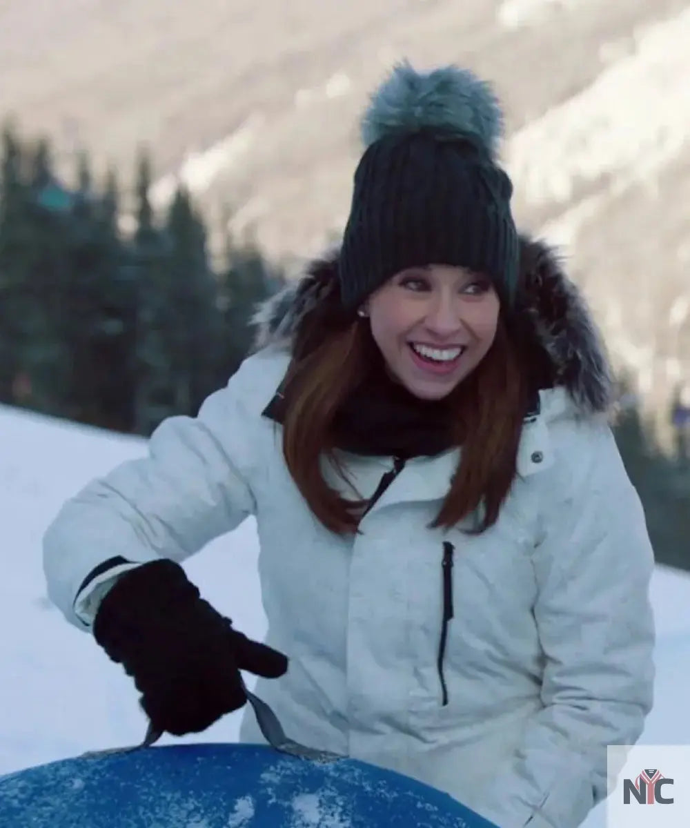 Winter in Vail Lacey Chabert White Parka