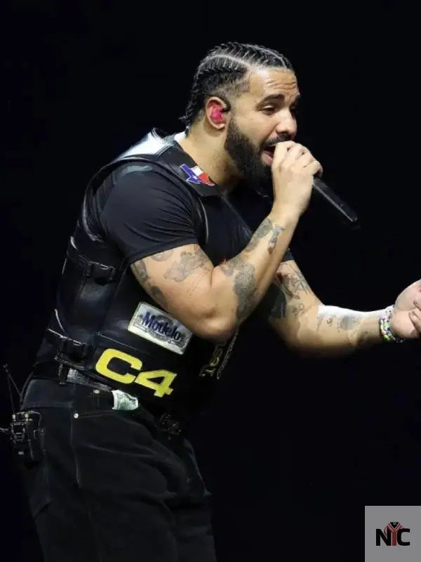 Wireless Festival 2025 Drake Black Vest