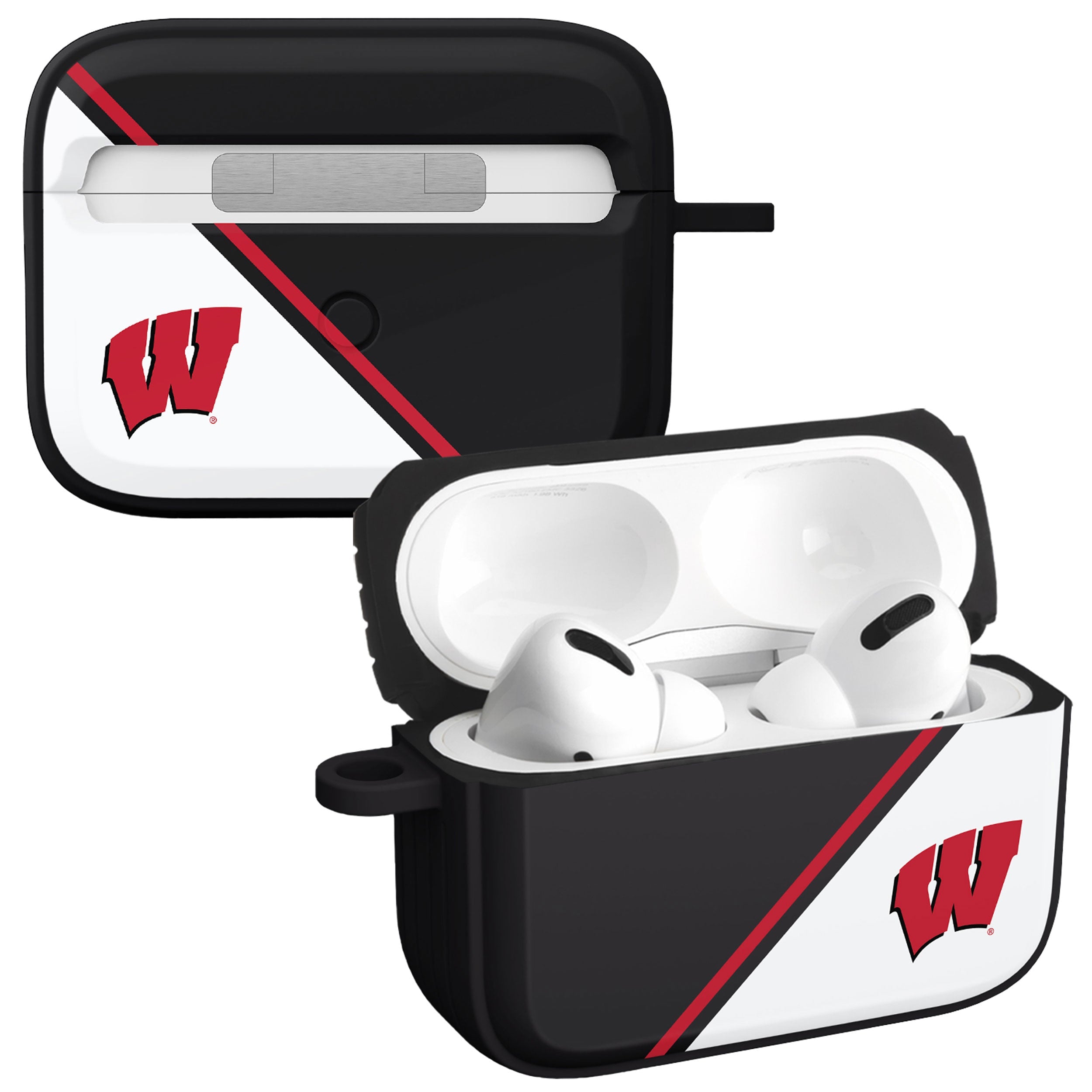 Wisconsin Badgers HDX Champion Series Apple AirPods Pro 1 &amp;amp; 2 Case Cover
