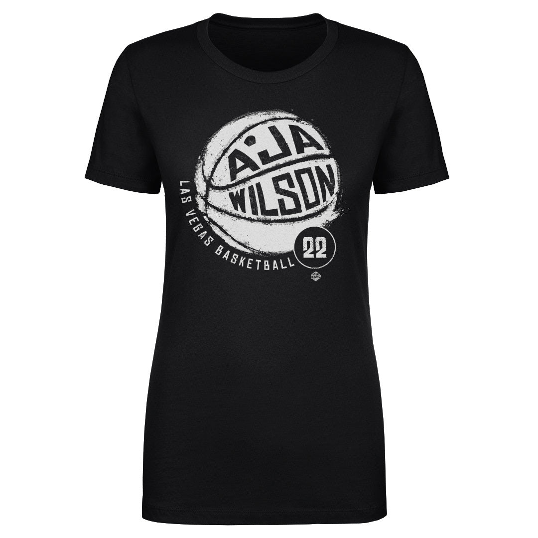 A&amp;#39;ja Wilson Las Vegas Basketball WHT