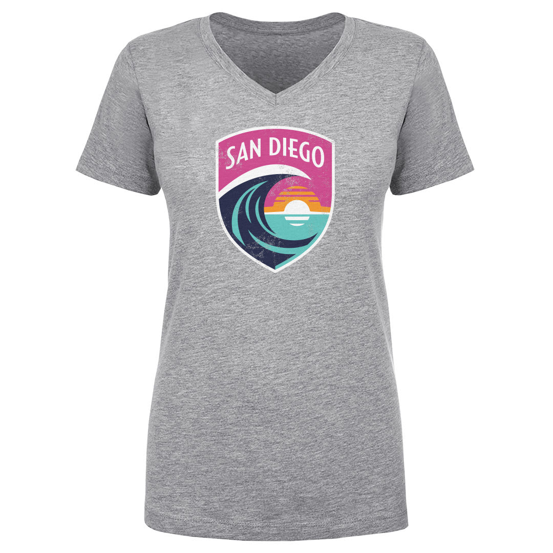 San Diego Wave FC Vintage Primary Logo WHT