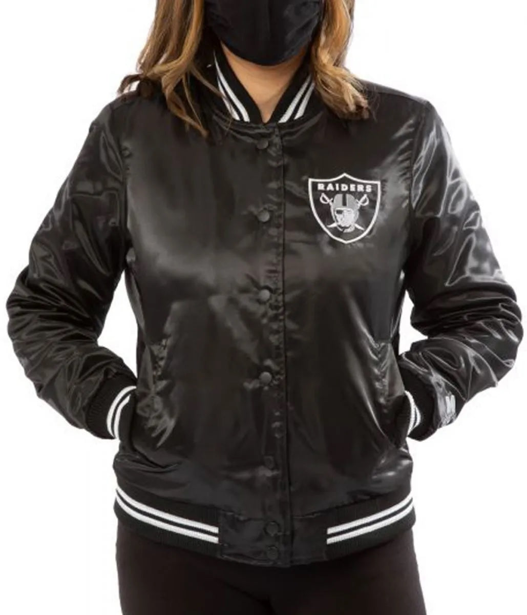 Women’s Raiders Las Vegas Satin Starter Jacket