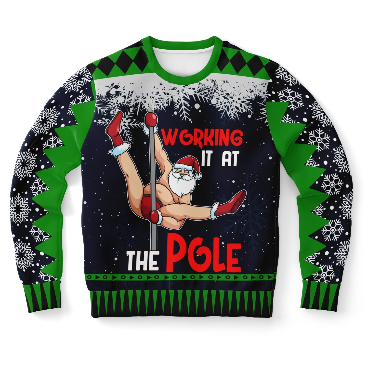 Working It at the Pole Christmas Sweatshirt