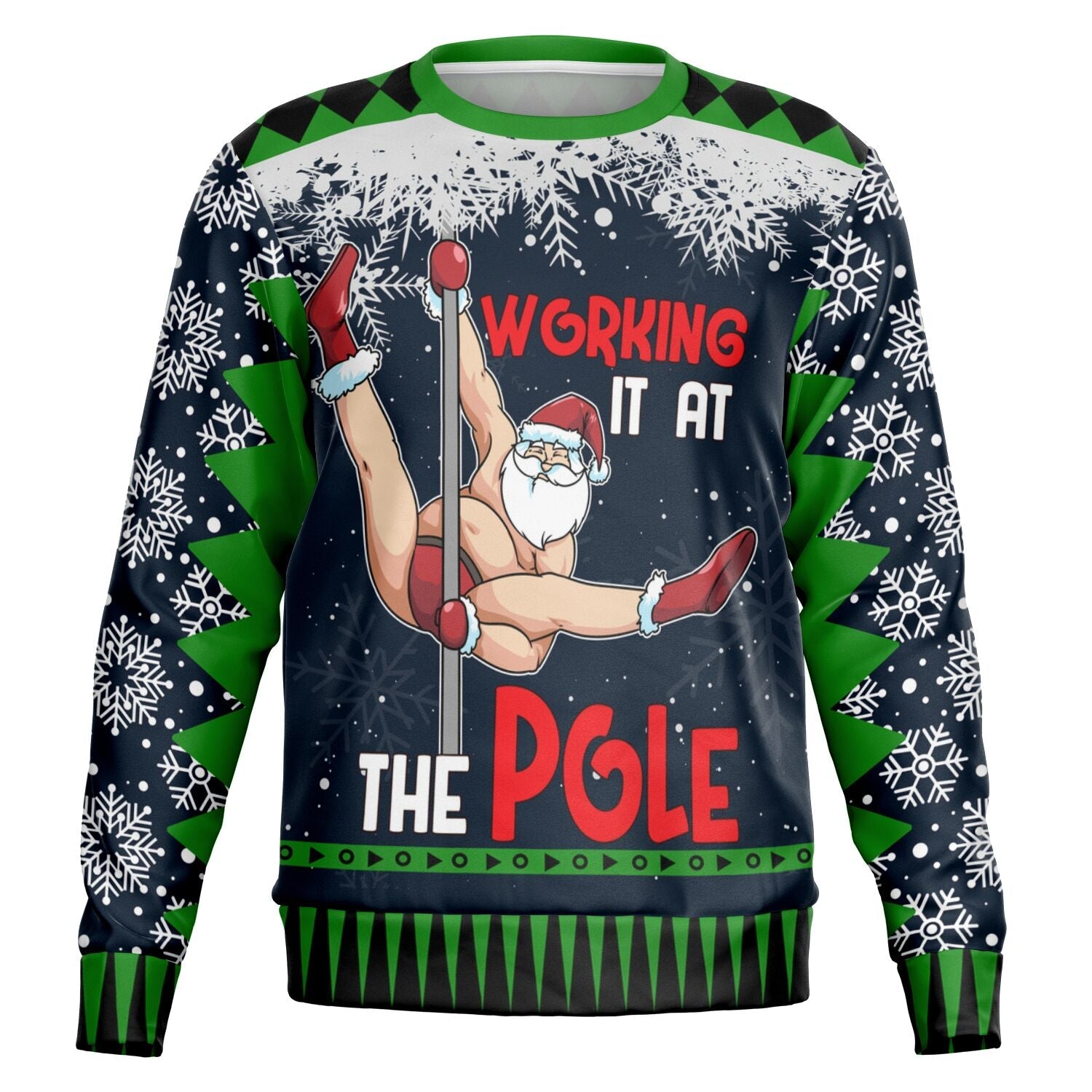 Working It at the Pole Christmas Sweatshirt