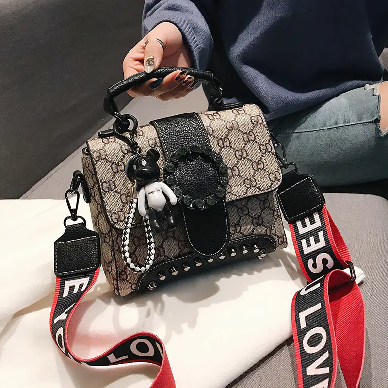 Style Loft Collection Studded Archeology Crossbody Shoulder Bag