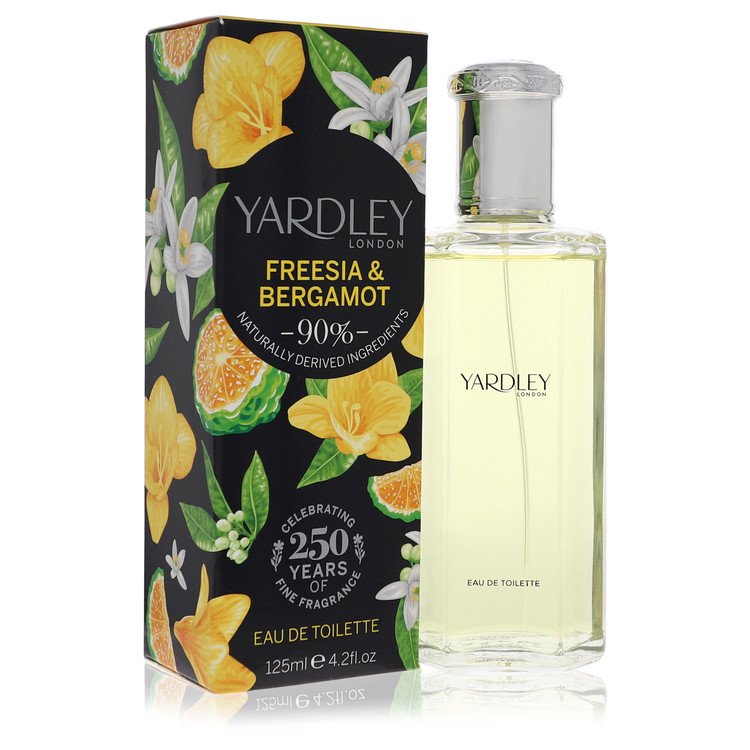Yardley Freesia &amp;amp; Bergamot by Yardley London Eau De Toilette Spray 4.2 oz for Women