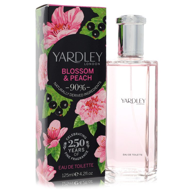 Yardley Blossom &amp;amp; Peach by Yardley London Eau De Toilette Spray 4.2 oz for Women