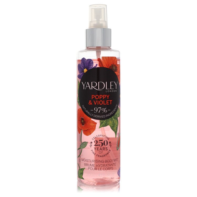 Yardley Poppy &amp;amp; Violet by Yardley London Body Mist 6.8 oz for Women