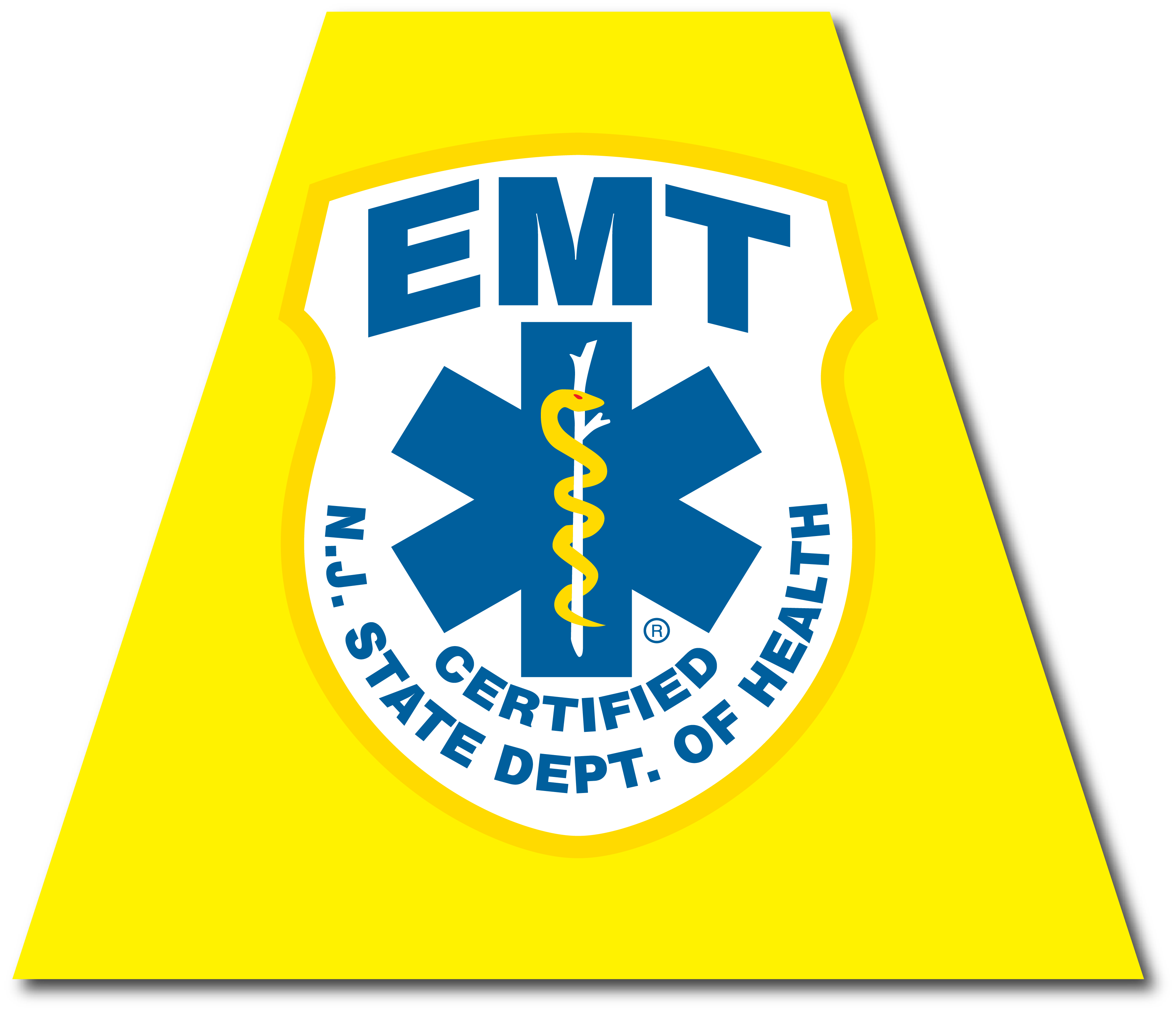 NEW JERSEY EMT REFLECTIVE HELMET (TET) TETRAHEDRON