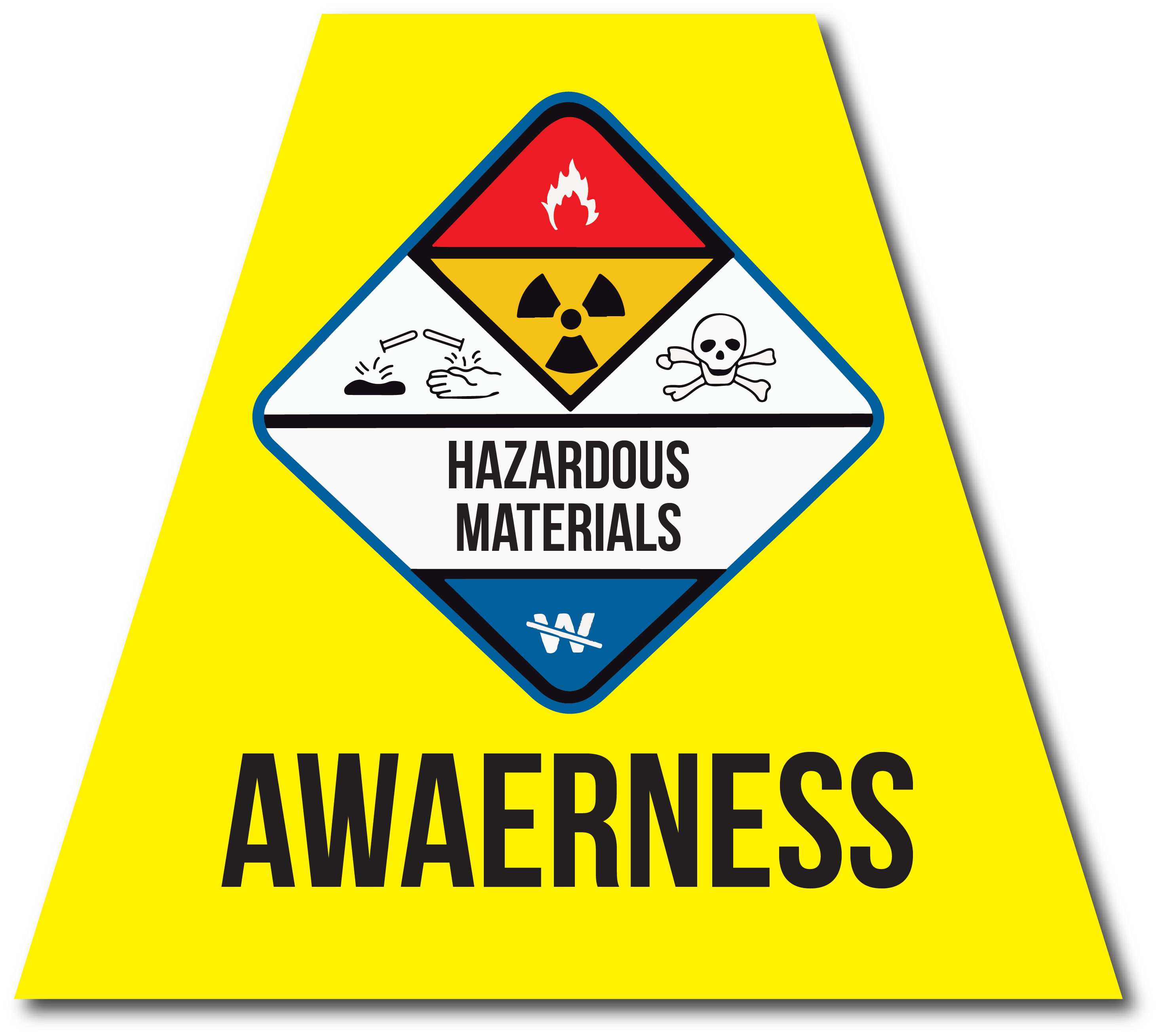 HAZMAT AWARENESS REFLECTIVE HELMET (TET) TETRAHEDRON
