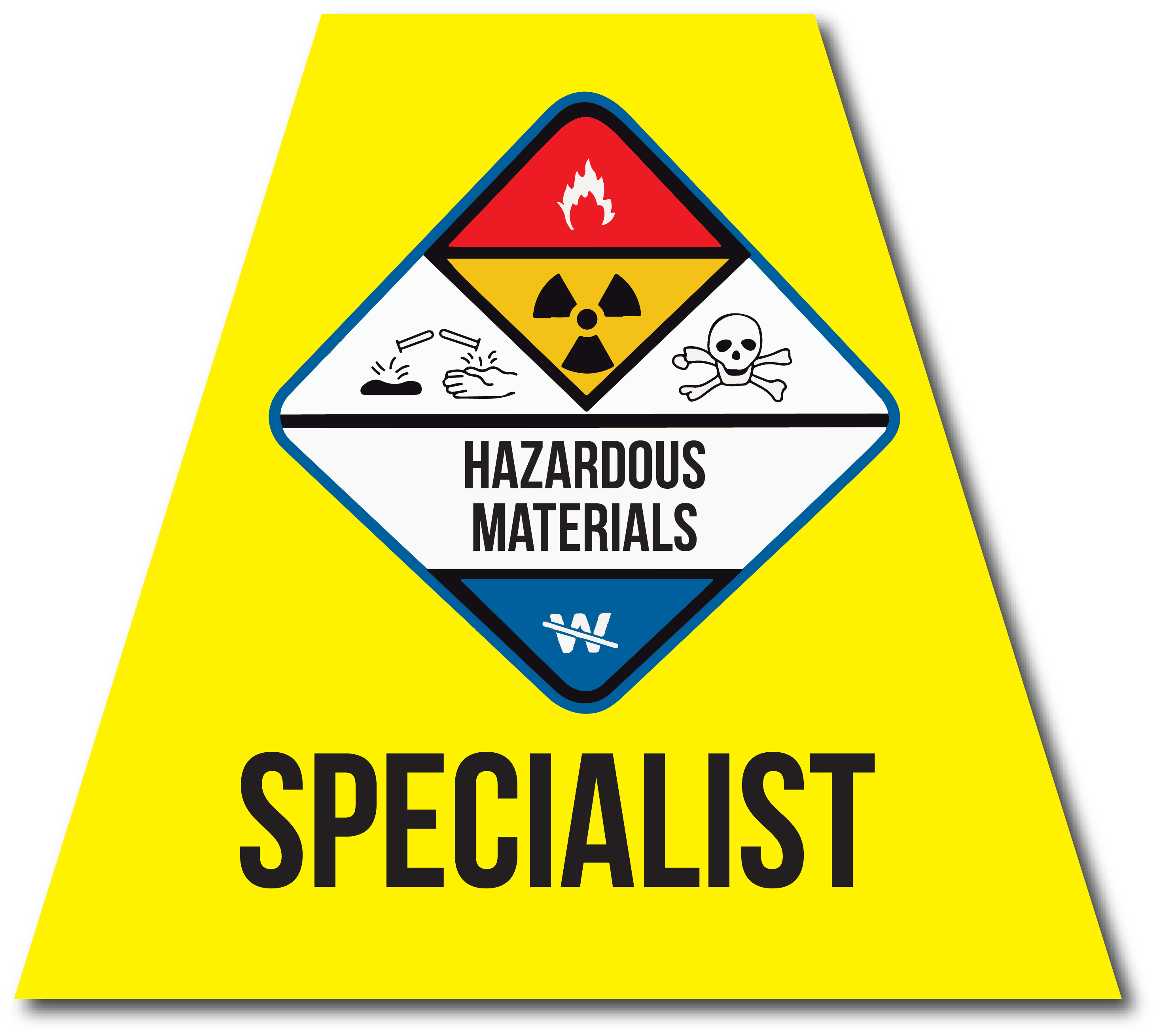 HAZMAT SPECIALIST REFLECTIVE HELMET (TET) TETRAHEDRON