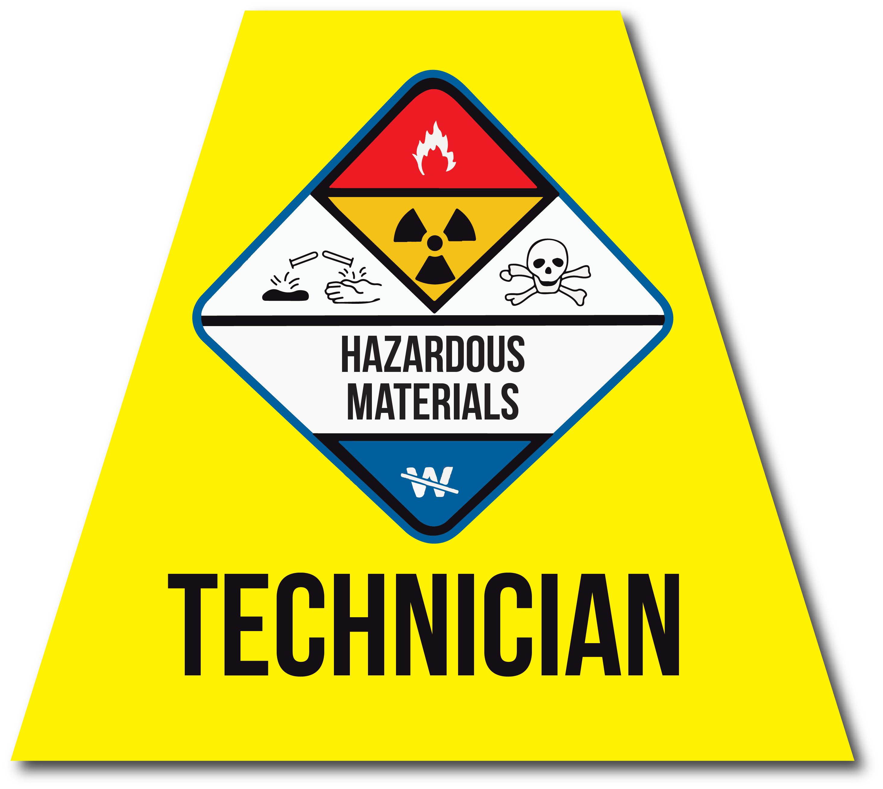 HAZMAT TECHNICIAN REFLECTIVE HELMET (TET) TETRAHEDRON