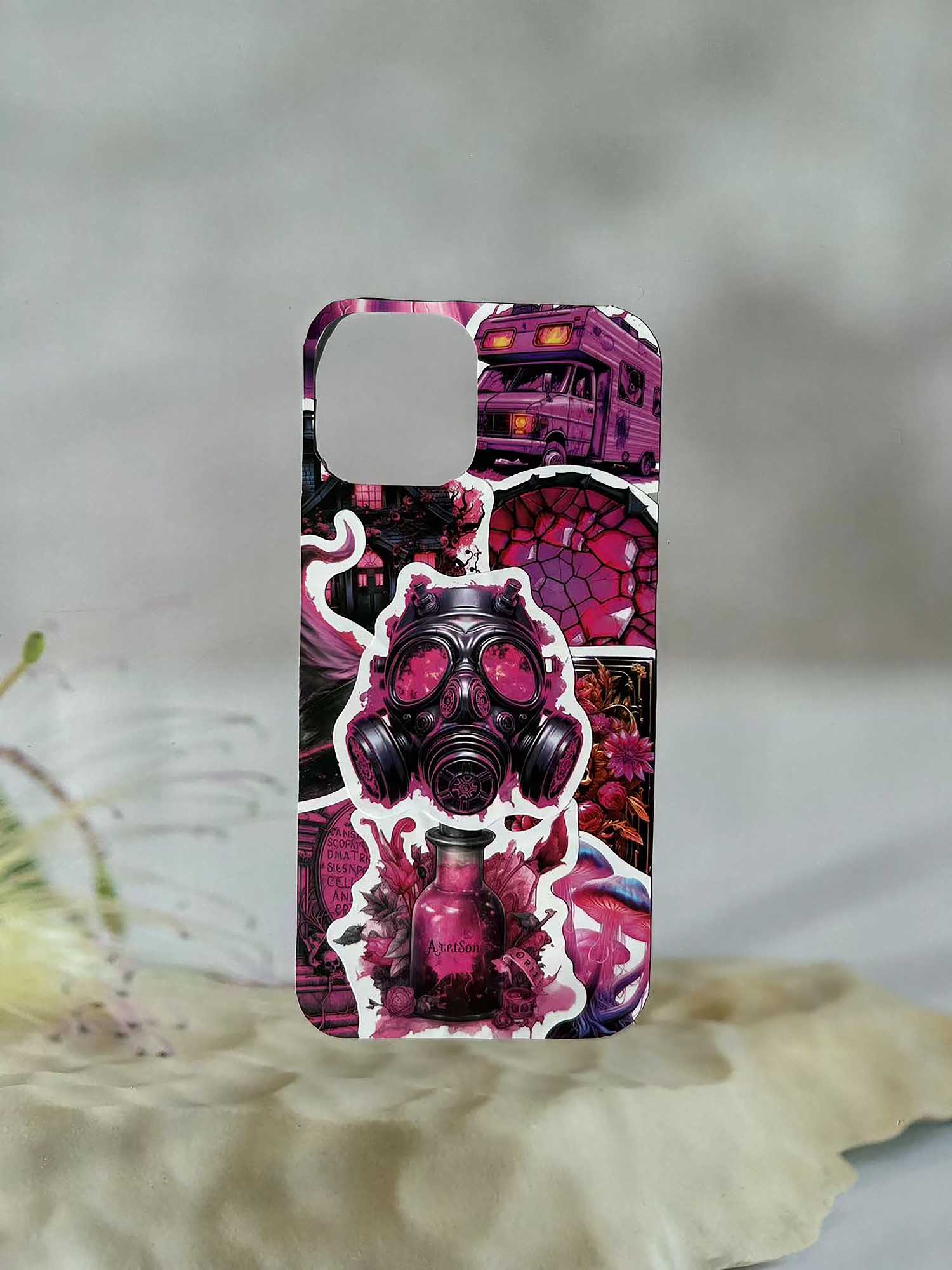 ZAKAPOP&amp;#39;s Horror Gothic Sticker DIY Phone Case