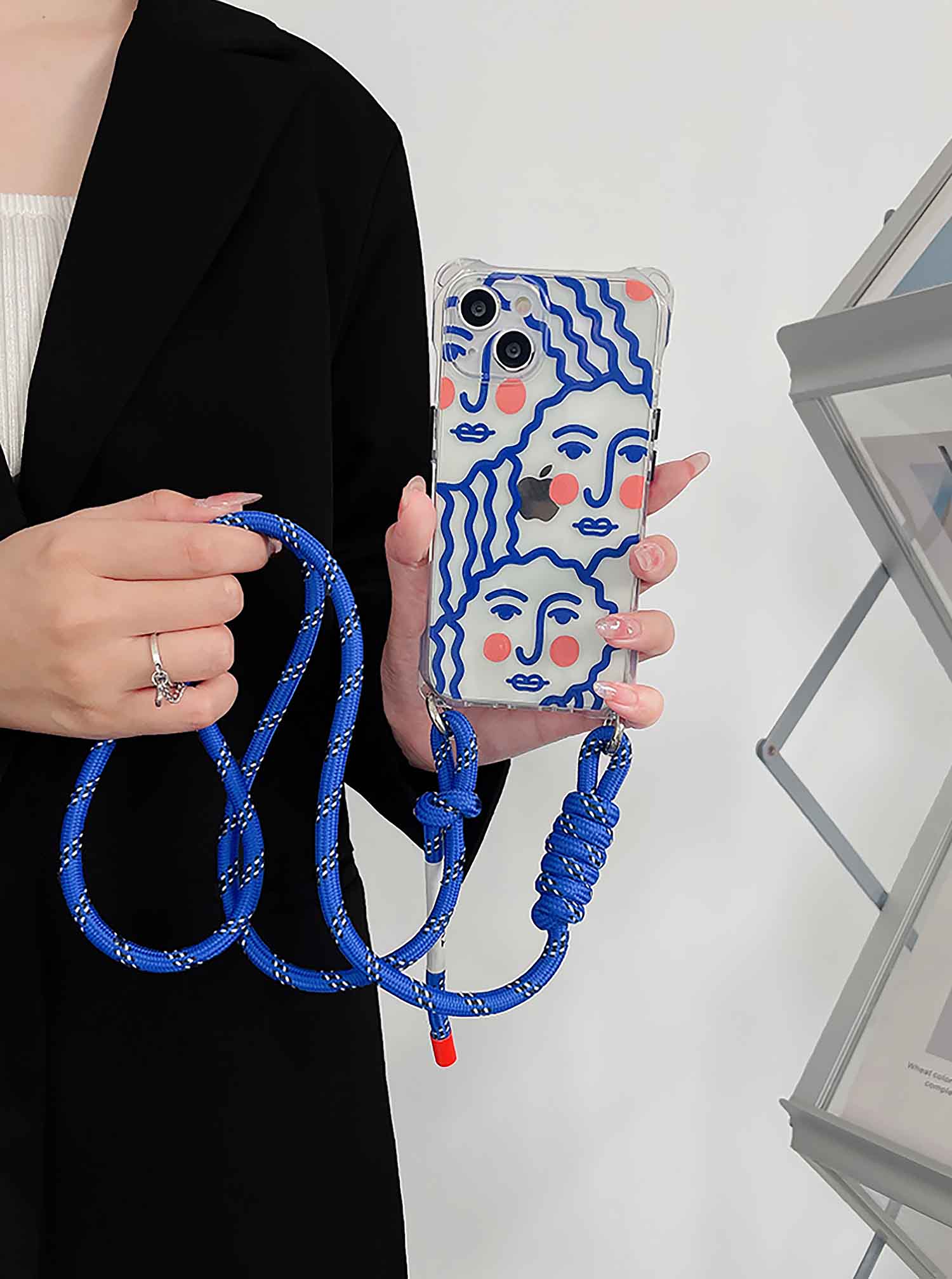 ZAKAPOP&amp;#39;s Original Blush Face Clear Phone Case