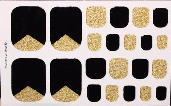 Kids &amp;amp; Toes - Black &amp;amp; Gold