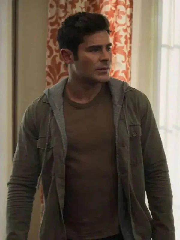 Zac Efron A Family Affair 2024 Green Jacket
