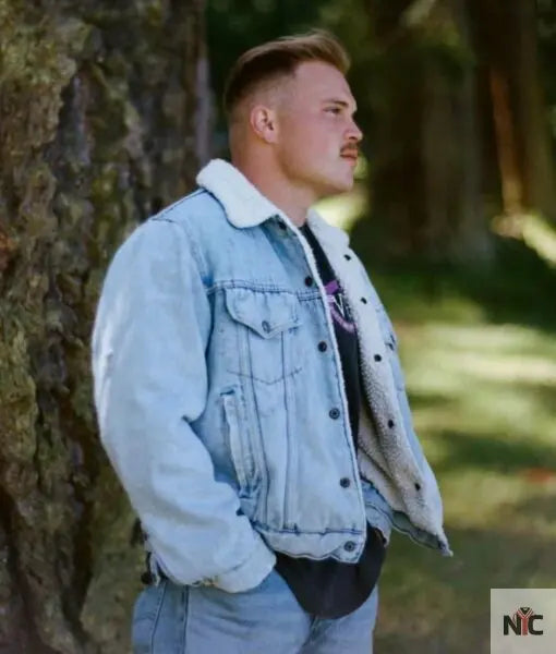 Zach Bryan Blue Denim Jacket