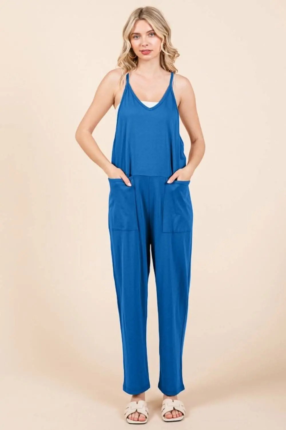 Trendsi Culture Code jumpsuit with pockets