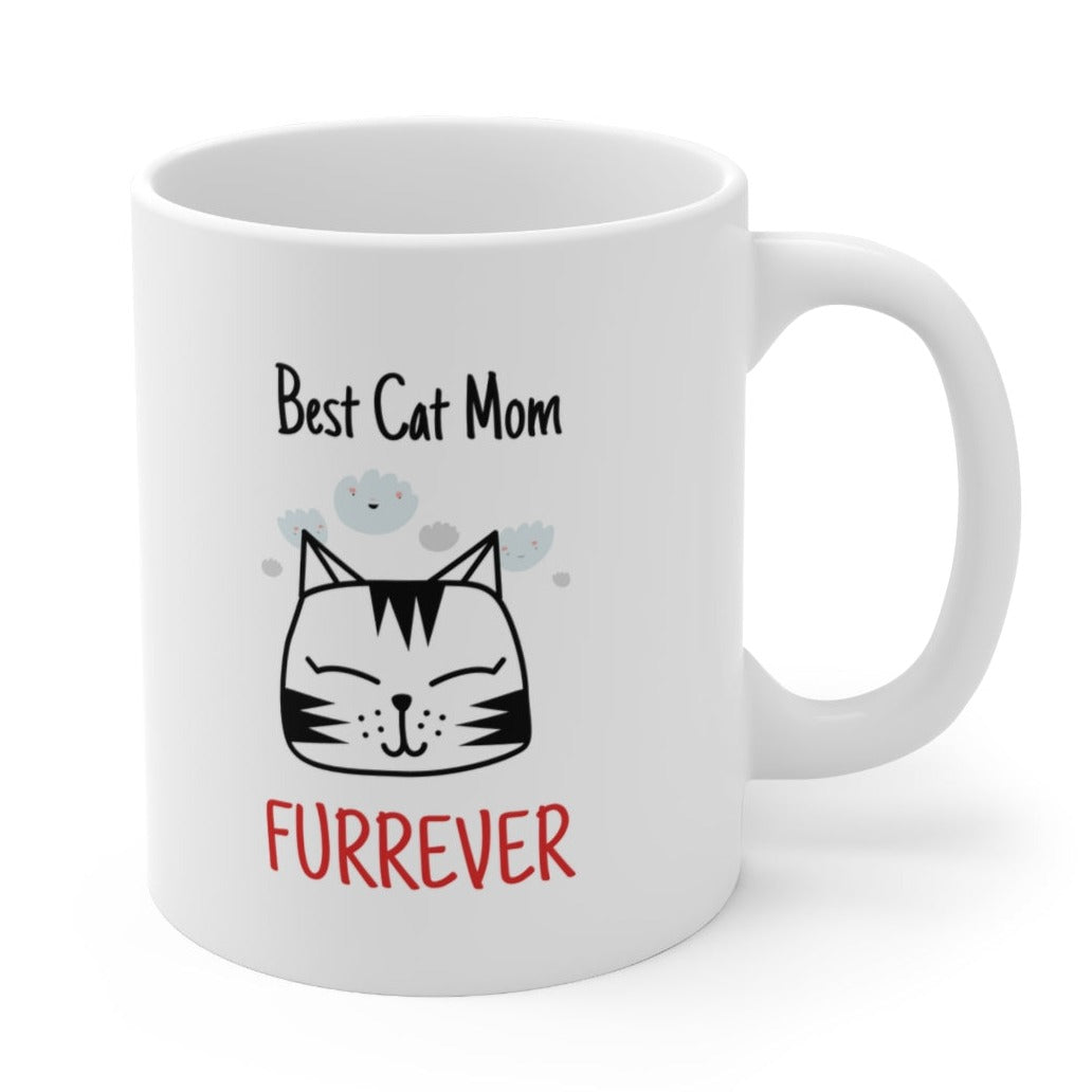 Best Cat Mom Furrever Mug