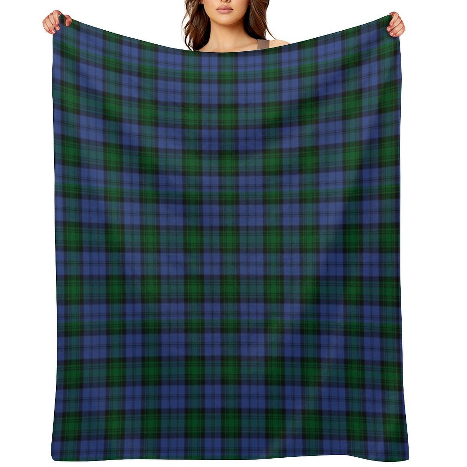 Kerr Clan Hunting Tartan Throw Blanket