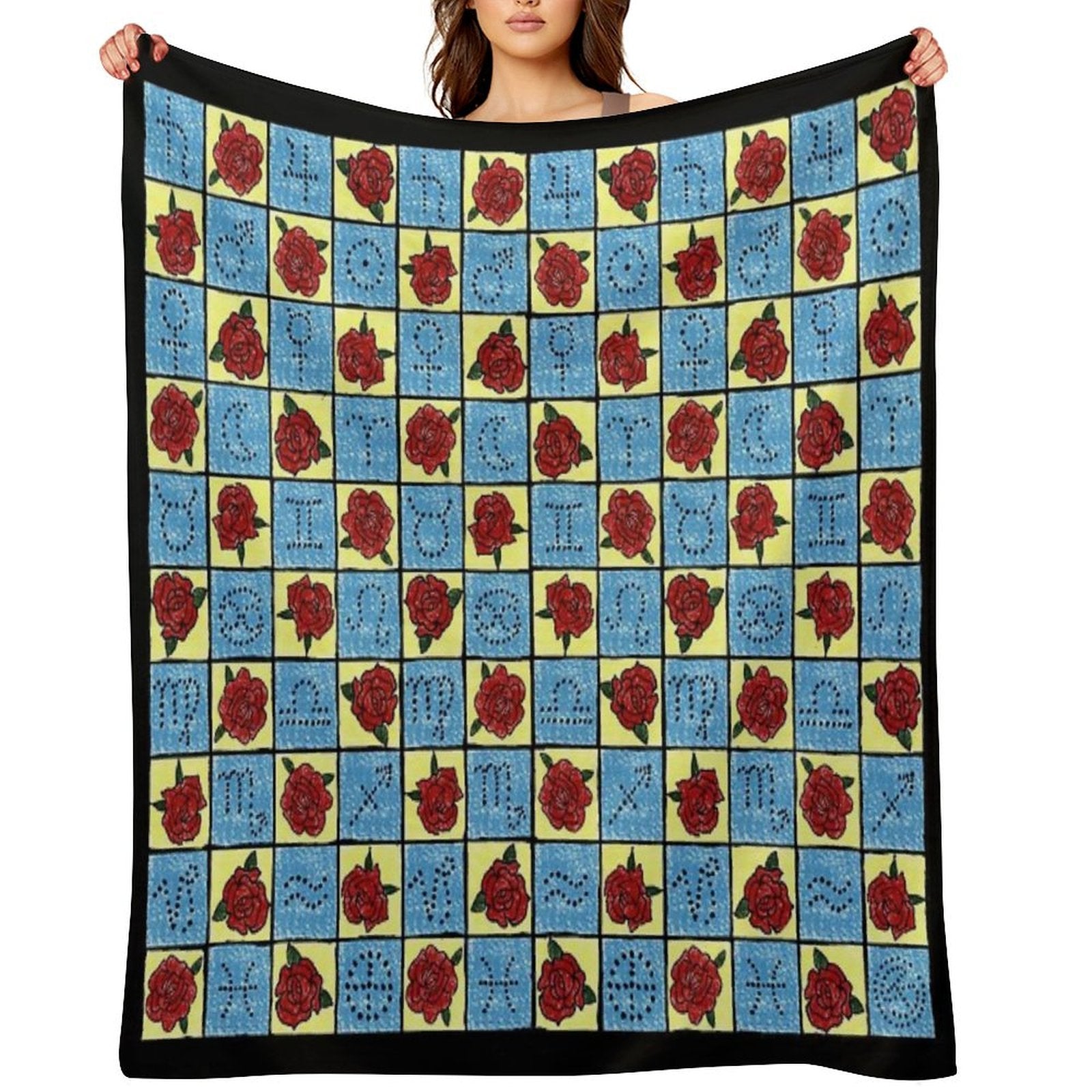 9 of Swords Tarot Blanket by Tarotista Throw Blanket