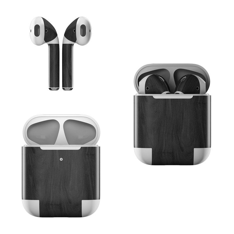 Black Woodgrain - Apple AirPods Skin