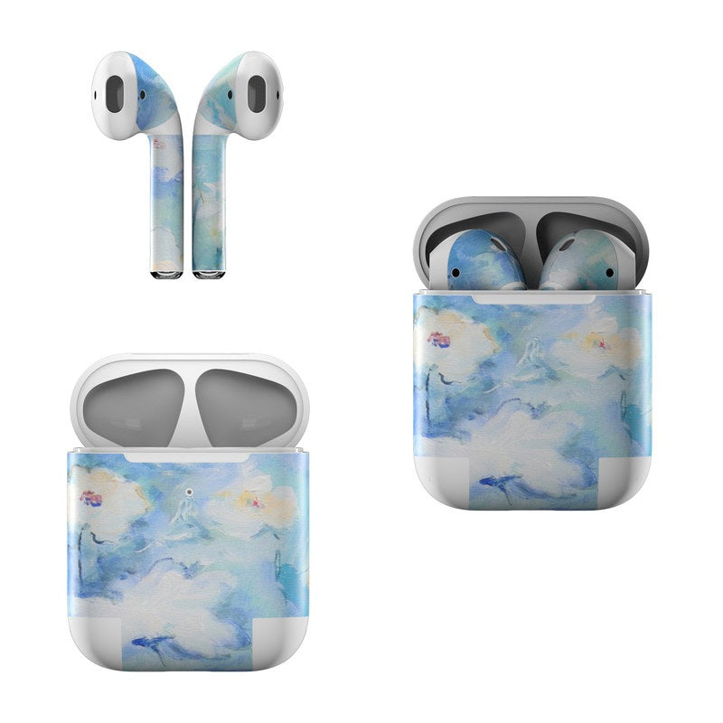 White &amp;amp; Blue - Apple AirPods Skin