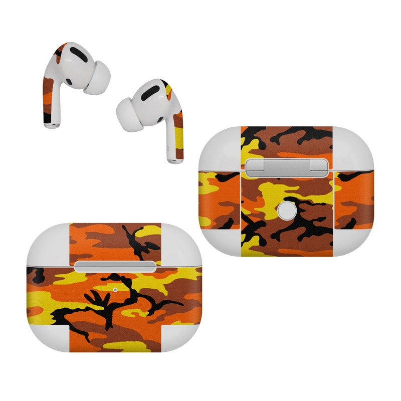 Orange Camo - Apple AirPods Pro Skin